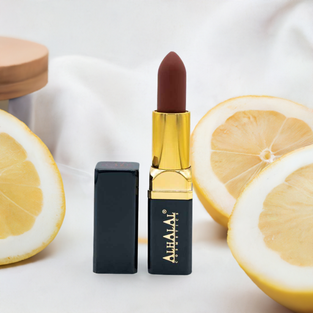 AL-01 MEHWISH BRUINE FLUWELEN LIPPENSTIFT