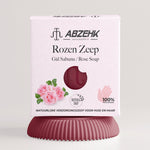 Abzehk Bio natuurlijk Handzeep Blokzeep Rozen zeep 125gr afbeelding 1
