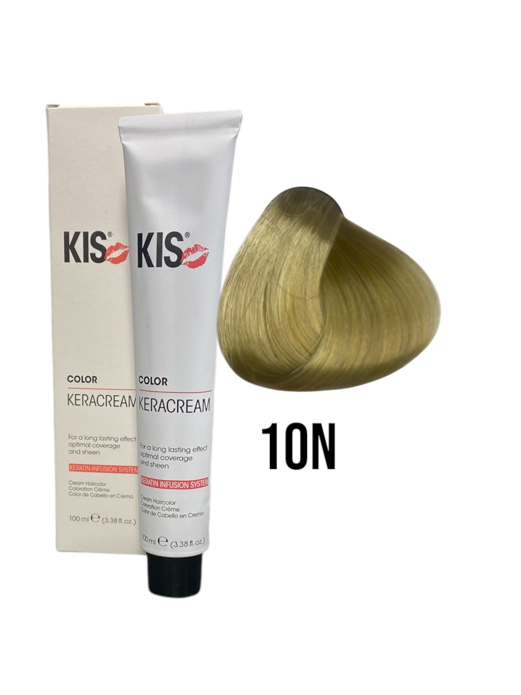 KIS 10N - Teinture KeraCream couleur couleur Extra blond clair 100 ml.
