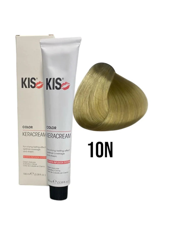 10.N - Extra Lichtblond KeraCream Color Haarverf 100ml. kopen in Nederland