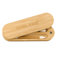 Conjunto de Cotonete Reutilizável (Bambu)