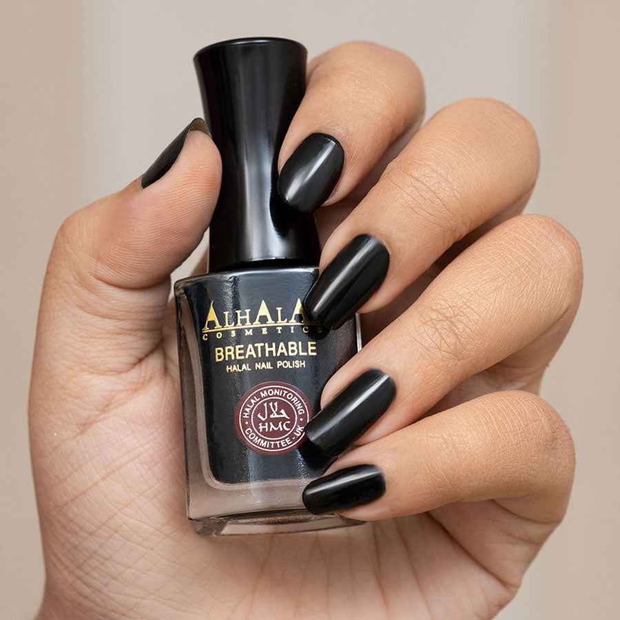 AL-142 AFSHEEN ZWARTE NAGELLAK