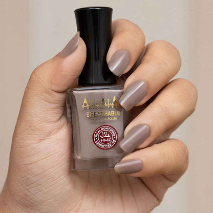 AL-147 SAMIA DOORZICHTIG BRUINE NAGELLAK - Halal Cosmetica