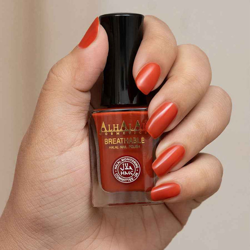 AL-168 AYAT HALAL DONKER ROUDE NAGELLACK - 100% Halal Cosmetica