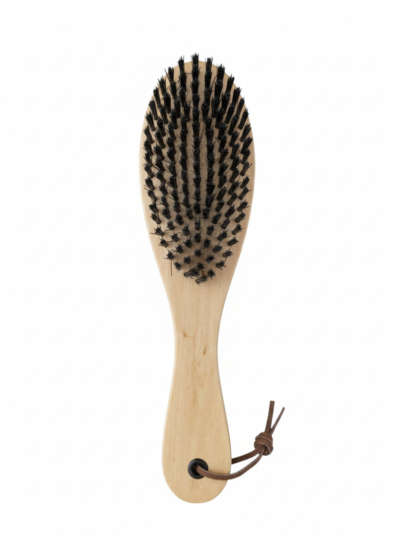 Barbar salon hair brush Boar Bristle Brush (Houten Borstel) kopen in Nederland