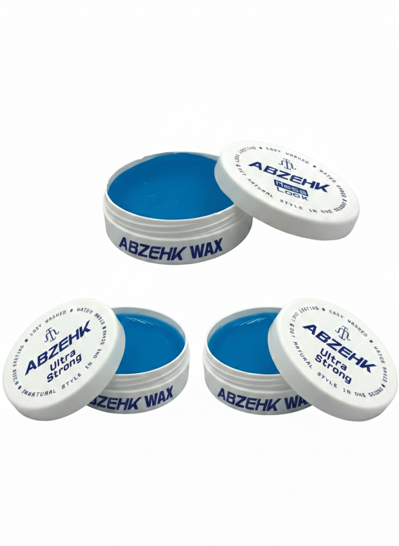 Abzehk Blue Ultra Strong Hair Styling Wax 3 Stuks kopen in Nederland