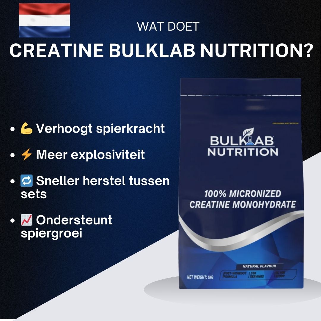 100 % Kreatinmonohydraat mikronisiert – BulkLab Nutrition