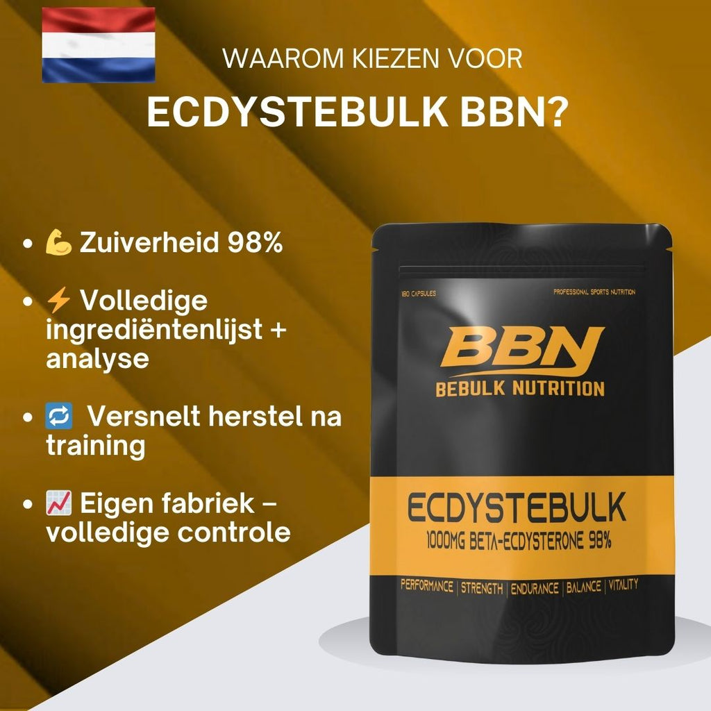 Ecdystebulk - Beta-Ecdysteron 98% - Kapsułki - BeBulk Nutrition