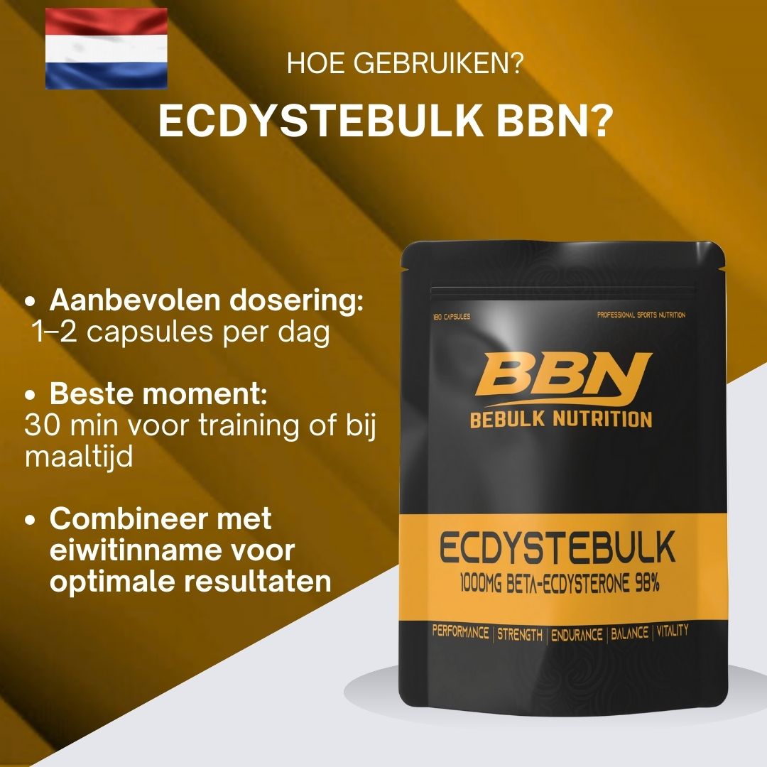 Ecdystebulk - Beta-Ecdysteron 98% - Kapsułki - BeBulk Nutrition