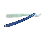 FNX PREMIUM Classic Open Razor - Razor Holder PROFESSIONAL STRAIGHT RAZOR dark blue afbeelding 1