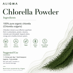 Organiczny proszek chlorelli, 250g afbeelding 2