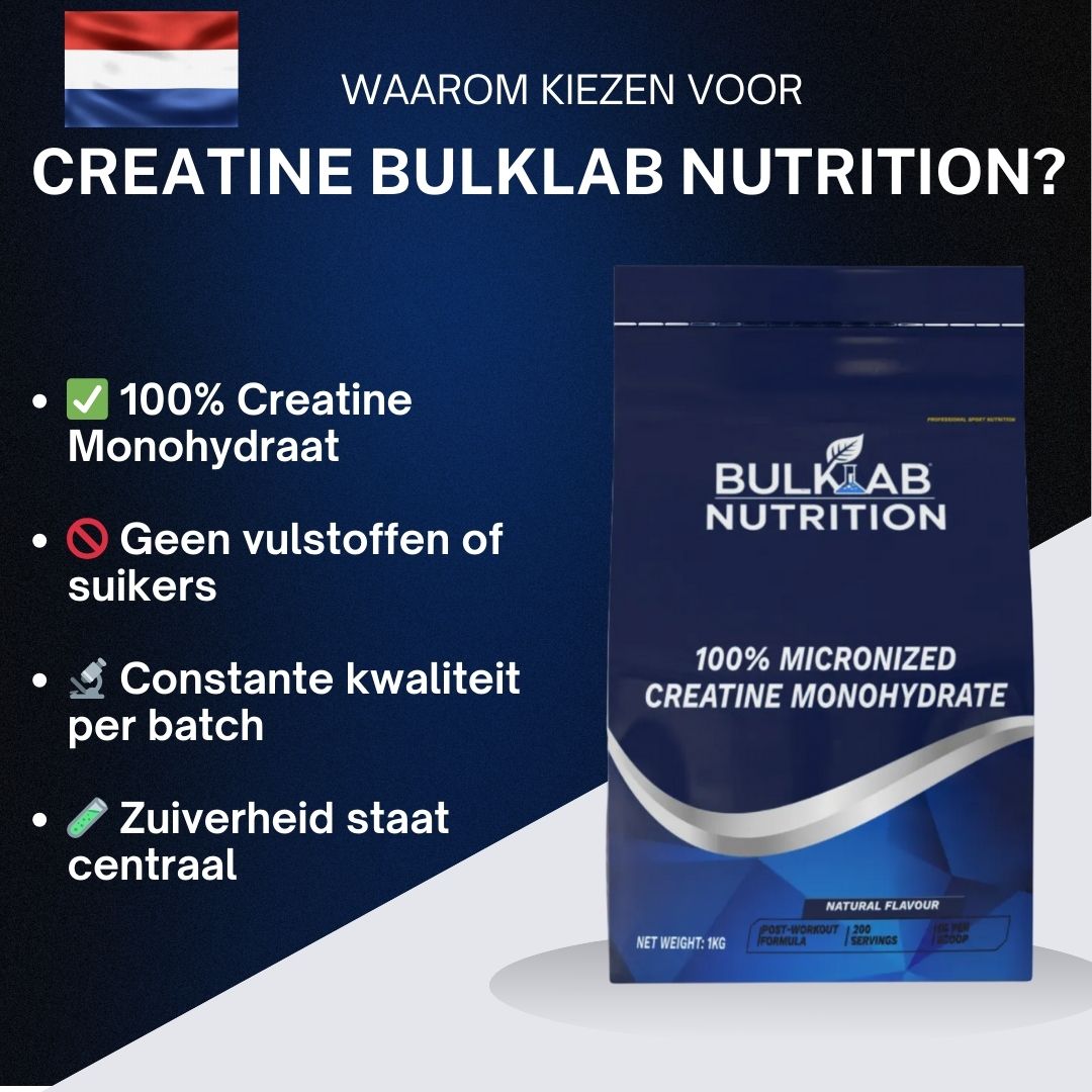 100 % Kreatinmonohydraat mikronisiert – BulkLab Nutrition