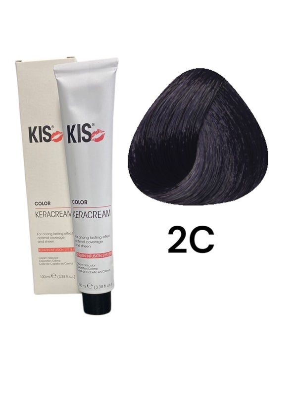 kis 2C - Dunkle Cassis KeraCream Color Haarfarbe 100ml. kopen in Nederland