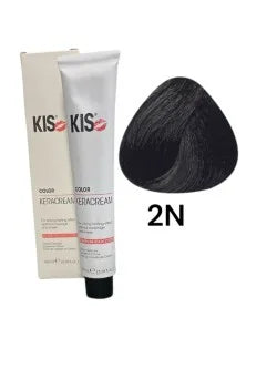 KIS 2.N - Brown KeraCream Color Hair Dye 100ml.