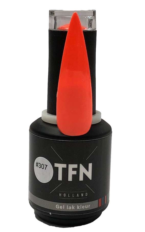 TFN Gel Lak Nr. 307 Neon Oranje - Hoogwaardige Gellak