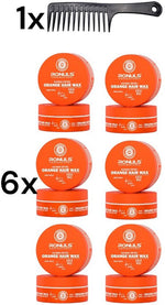 Ronuls Professionel hårstyling Orange voks + gratis Styling Kam Fordelspakke 6x 150ml afbeelding 1