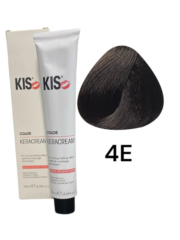 kis 4E - Teinture Espresso KeraCream Color marron moyen 100 ml.