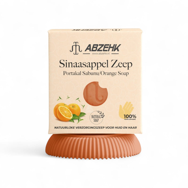 Abzehk Bio natuurlijk Handzeep Blokzeep Sinaasappel zeep 125gr kopen in Nederland