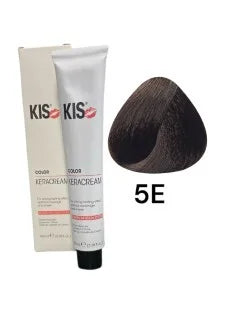 KIS 5E - Teinture pour cheveux KeraCream Espresso marron clair 100 ml.