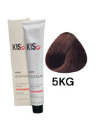 KIS 5KG - Dark Copper Golden Brown KeraCream Color Hair Dye 100ml. afbeelding 1