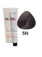 KIS 5N - Hellbraune KeraCream Color Haarfarbe 100 ml. afbeelding 1
