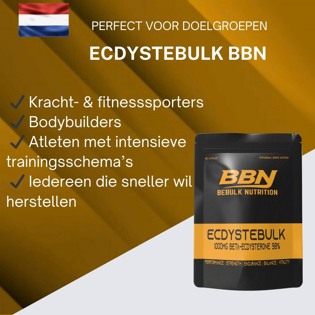 Ecdystebulk - Beta-Ecdysteron 98% - Kapsler - BeBulk Nutrition