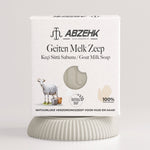 Abzehk Bio natuurlijk Handzeep Blokzeep Geiten Melk zeep 125gr afbeelding 1