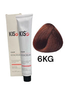 KIS 6KG - Dark Copper Golden Blonde KeraCream Color Hair Dye 100ml. afbeelding 1