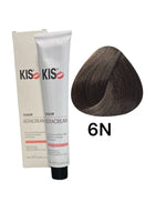 KIS 6N - Mørkeblond KeraCream Color Hårfarve 100 ml. afbeelding 1