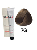 KIS 7G - Teinture KeraCream Color blond doré moyen 100 ml.