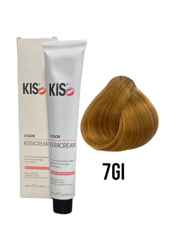 KIS 7GI - Middel Goublond Intensief KeraCream Color Haarverf 100ml. kopen in Nederland