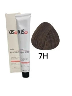 KIS 7.H - Teinture KeraCream couleur noisette moyenne 100 ml.