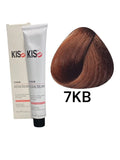 KIS 7KB - Tinta per capelli color KeraCream biondo rame medio 100ml.