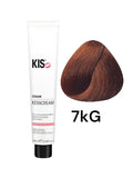 KIS 7KG- Medium Copper Golden Blonde KeraCream Color Hair Dye 100ml.