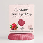 Abzehk Bio natuurlijk Handzeep Blokzeep Granaatappel zeep 125gr afbeelding 1