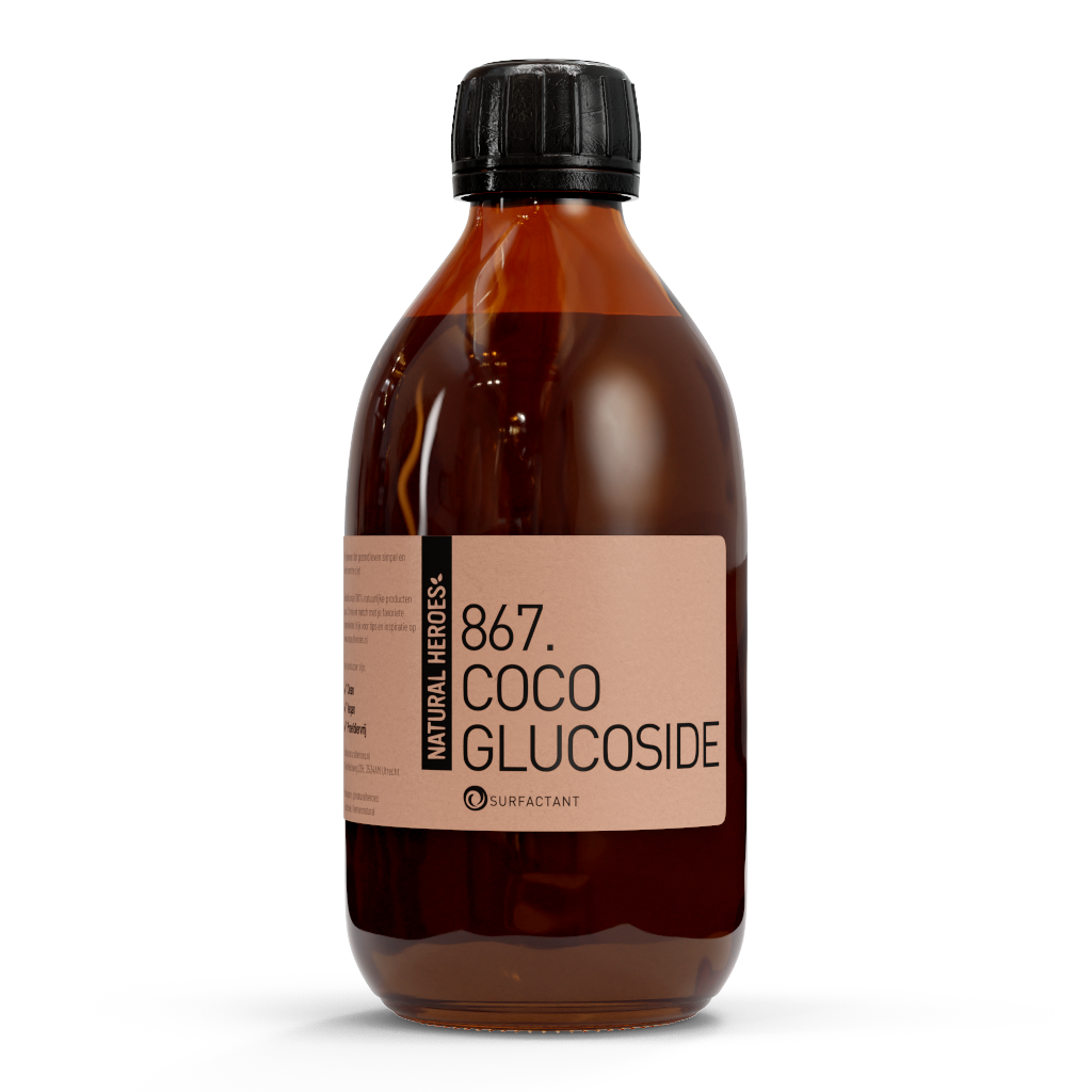 Coco Glucoside - Tensioativo líquido (pequenas bolhas)