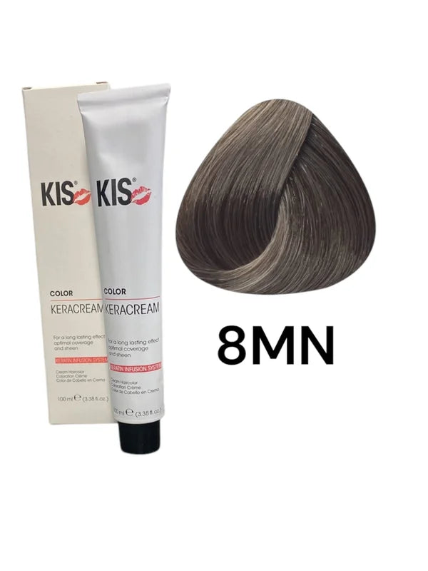 8MN - Licht Matblond KeraCream Color Haarverf 100ml. kopen in Nederland