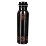 100 % BOUTEILLE D'EAU EN CUIVRE PUR MYSTIQUE | QUALITÉ PREMIUM | FAIT MAIN ET UNIQUE | 950 ML | 350 G 2