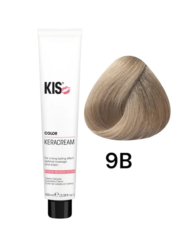 KIS 9B - Sehr Hellbeige KeraCream Color Haarfarbe 100ml. kopen in Nederland