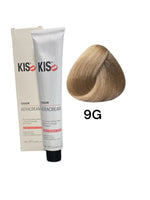KIS 9G - Very Light Golden Blonde KeraCream Color Hair Dye 100ml. afbeelding 1