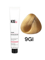 KIS 9GI - Very Light Golden Blonde Intensive KeraCream Color Hair Dye 100ml. afbeelding 1