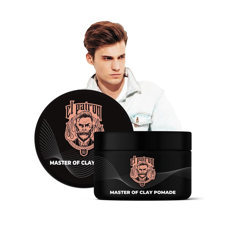 ElPatron Master of Clay hårstyling Pomade - 100% Halal Cosmetica