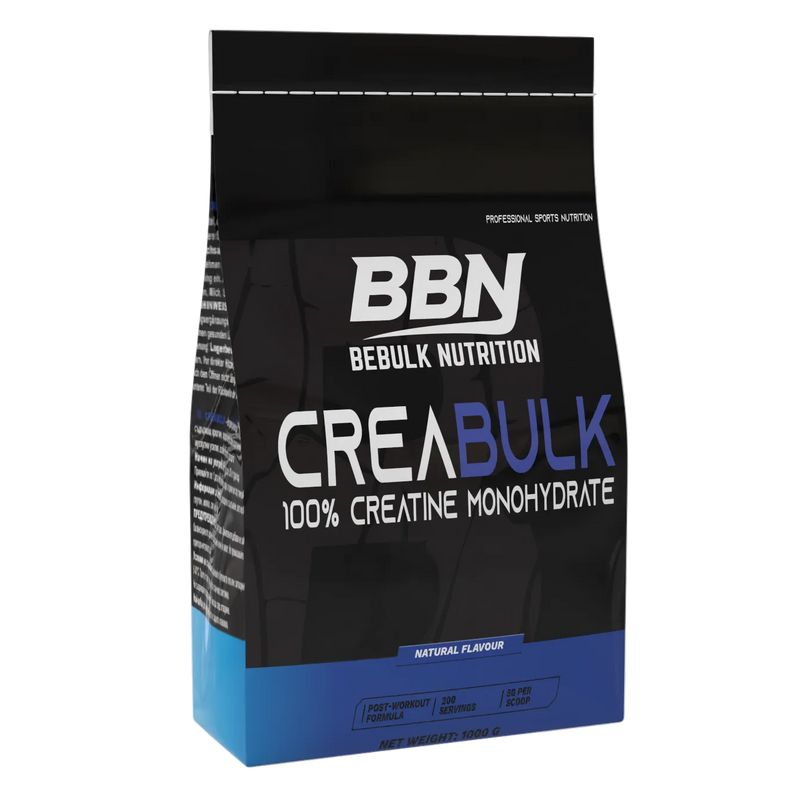 CreaBulk - 100% Creatine Monohydrate Micronized - BeBulk Nutrition - 100% Halal Cosmetica