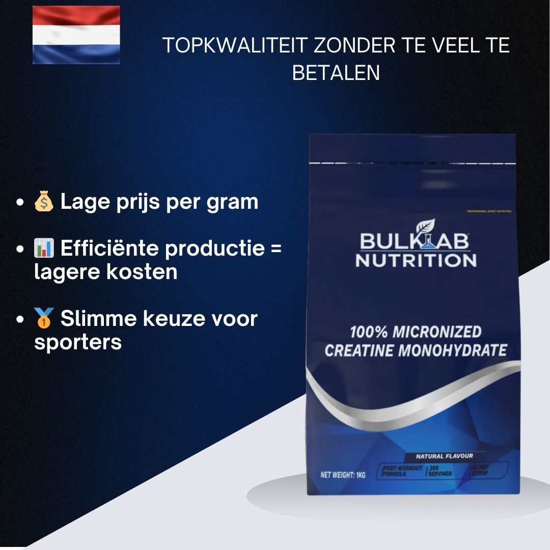 100% Creatina Monohydraat Micronizada - BulkLab Nutrition
