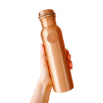 PUUR KOPEREN WATERFLES PLAIN | PREMIUM QUALITY | HANDGEMAAKT EN UNIEK afbeelding 5