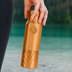 100% BOUTEILLE D'EAU EN CUIVRE PUR SÉQUENCE | QUALITÉ PREMIUM | FAIT MAIN ET UNIQUE | 950 ML | 350 G 3