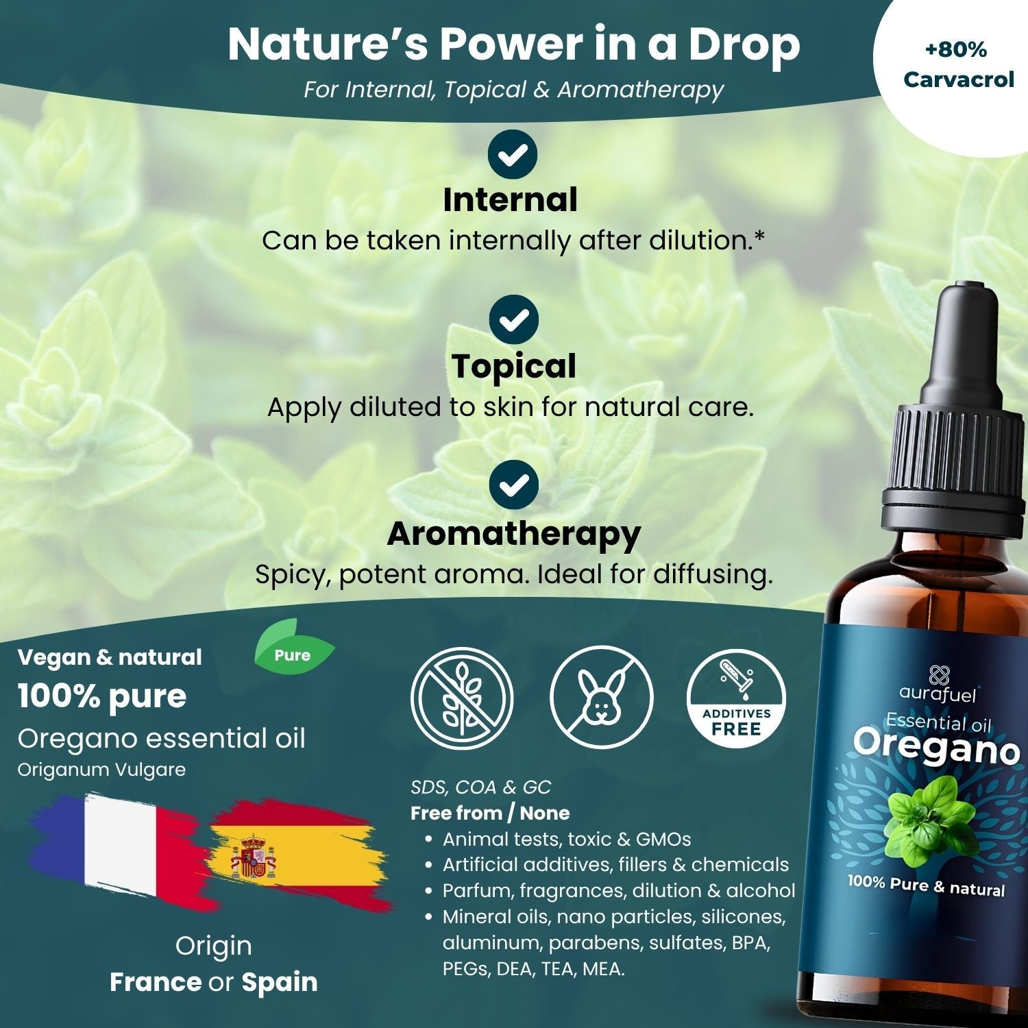 Oregano oil natural & pure