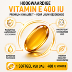 Vitamin E 400 IU – Bløde kapsler – BeBulk Nutrition - Afbeelding 2