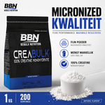 CreaBulk - 100% Creatine Monohydrate Micronized - BeBulk Nutrition - Afbeelding 4