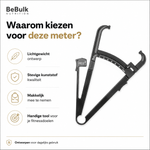 Fettmessgerät - Vetmeter - Körperfettanteil-Messgerät - BeBulk Nutrition - Afbeelding 6